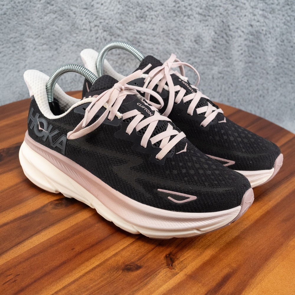 Size 8B - Hoka One One HOKA Clifton 9 Obsidian Quartzite Womens